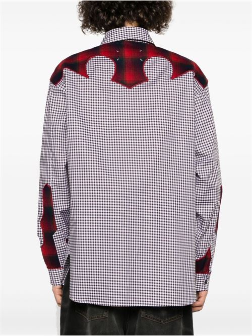 Shirt with pendleton insert MAISON MARGIELA | S67DT0008S78212143F